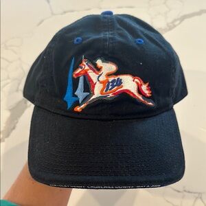 Black Embroidered Kentucky Derby Horse Hat - 134 Churchill Downs May 3rd 2008 🐎